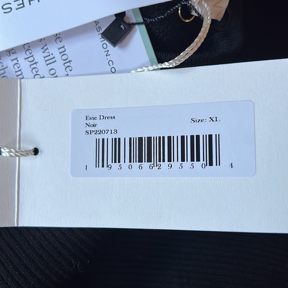 Ulla Johnson Evie knit maxi dress Black XL NWT strappy fit and flare- - Picture 7 of 10